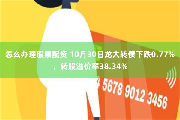 怎么办理股票配资 10月30日龙大转债下跌0.77%，转股溢价率38.34%