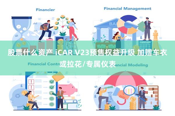 股票什么资产 iCAR V23预售权益升级 加赠车衣或拉花/