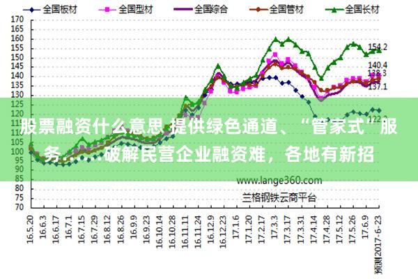 股票融资什么意思 提供绿色通道、“管家式”服务……破解民营企业融资难，各地有新招