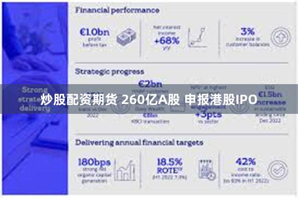 炒股配资期货 260亿A股 申报港股IPO